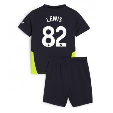 Manchester City Rico Lewis #82 Bortedraktsett Barn 2024-25 Kortermet (+ korte bukser)